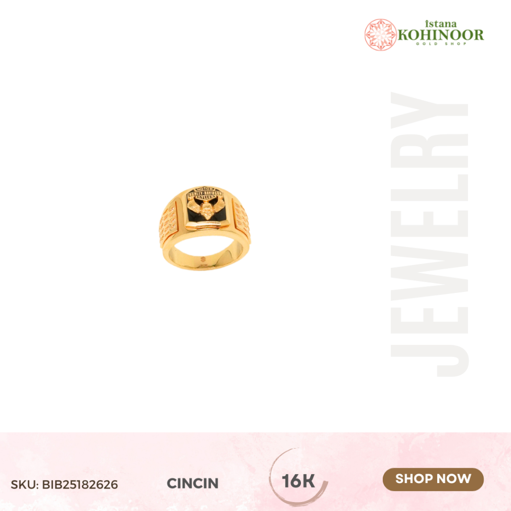 KOHINOOR RING GOLD CINCIN EMAS VARIASI 16K