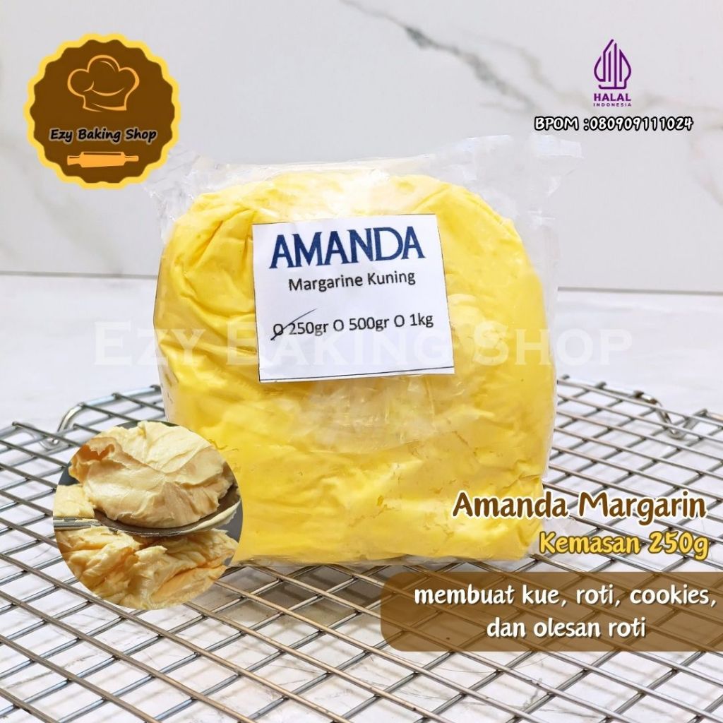 

Mentega Amanda Kuning 250gr [REPACK] - Margarine Serbaguna