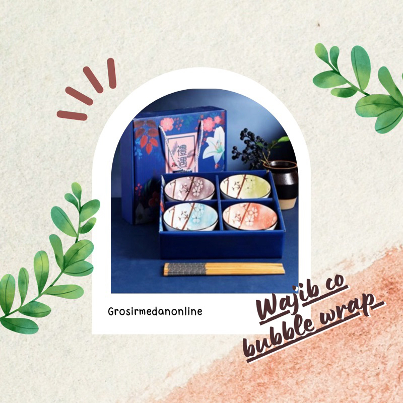 PORCELAIN MANGKOK SET BMW 4 SET / PORCELAIN MANGKOK JAPANESS STYLE 4 SET