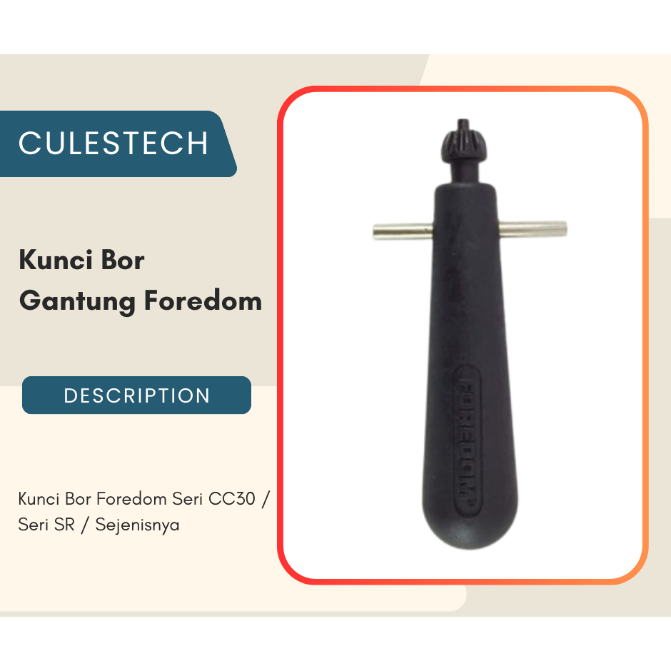 Kunci Bor Gantung Foredom ORI ( Good Quality )