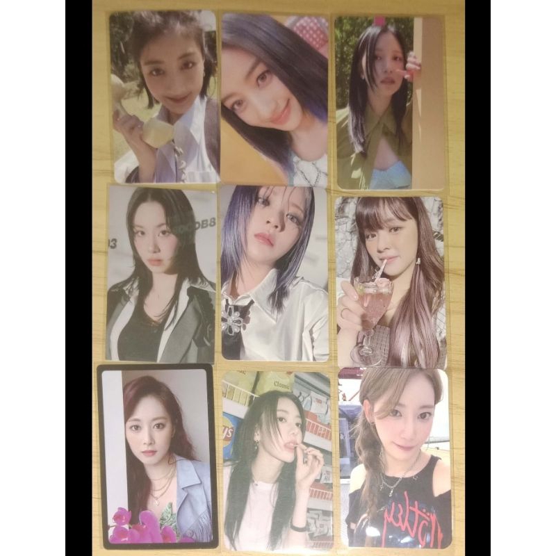 

PHOTOCARD TWICE JIHYO JEONGYEON CHAEYOUNG MINA TYUZU DAN SAKURA LEESERAFIM