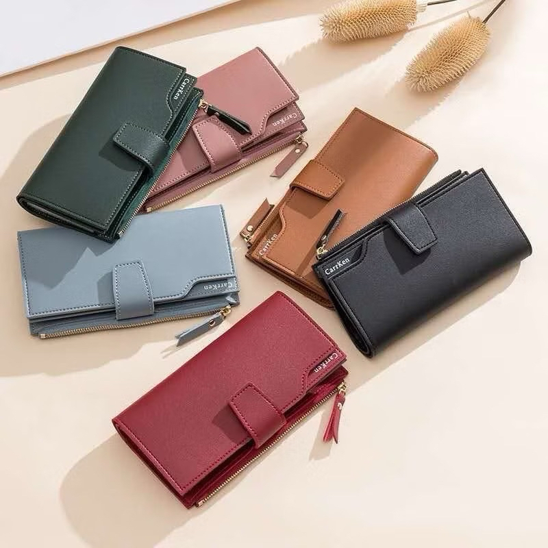 Dompet Wanita Panjang Dompet wanita import Panjang Tipis Oranges1688