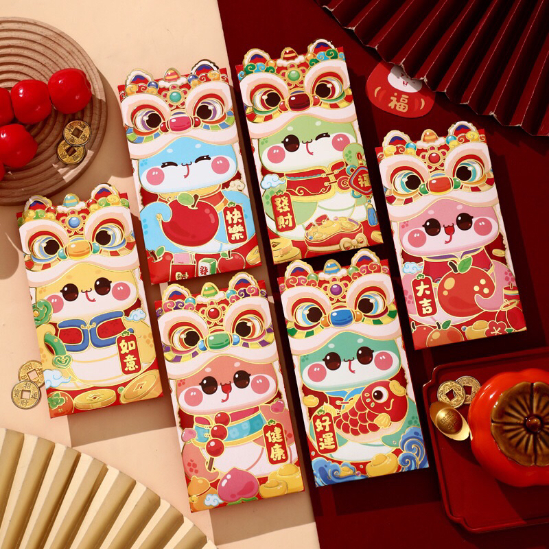 

READY ANGPAO IMLEK 2025 | ANGPAO SHIO ULAR (1 pack : 6pcs)