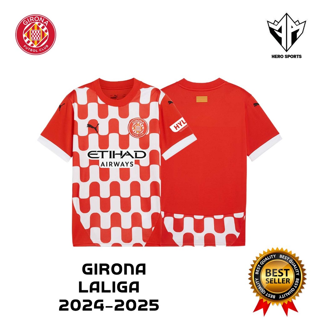 Jersey Girona 2024/2025 Full printing Terbaru