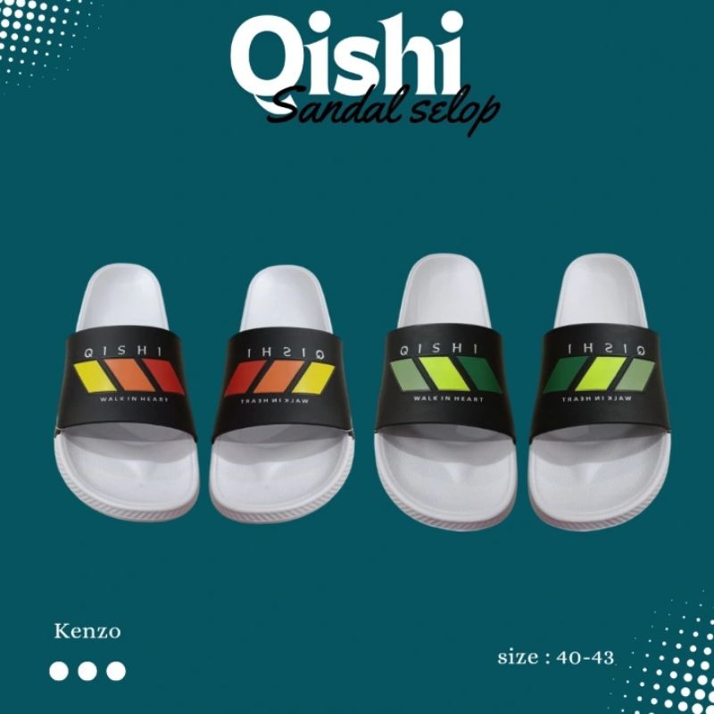 Sandal Slop Qishi Kenzo Sandal Pria/Wanita Terbaru