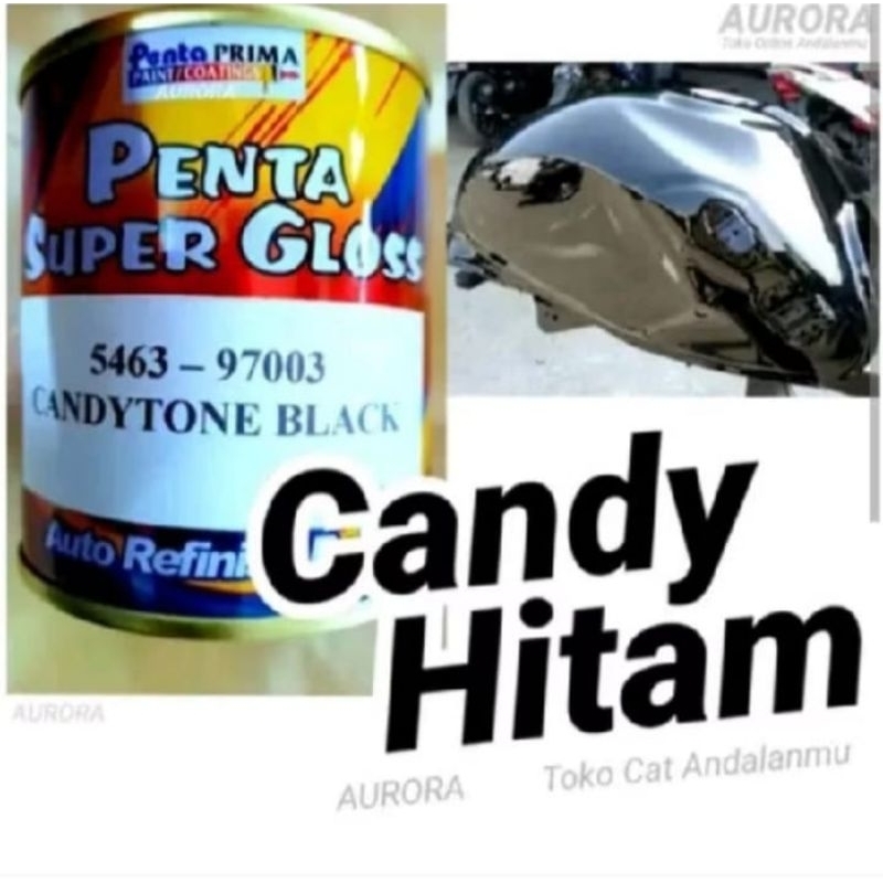 Cat Hitam Candy Tone Black Penta Super Gloss 5463-97003 Candy Black