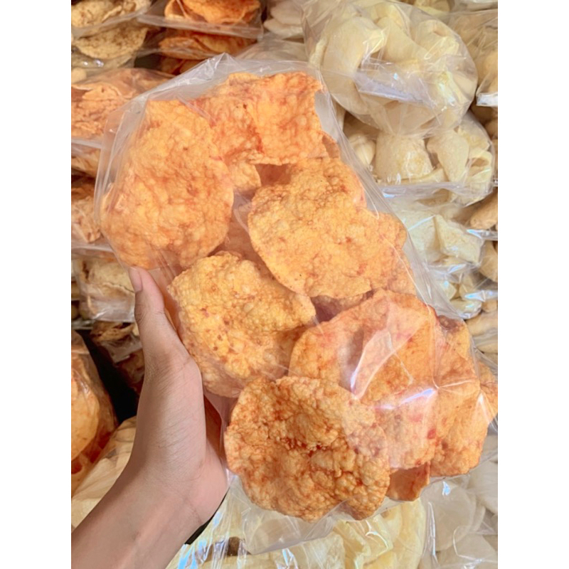 

KERUPUK KENTANG MERAH/KERUPUK KENTANG DENGAN RASA UDANGNYA