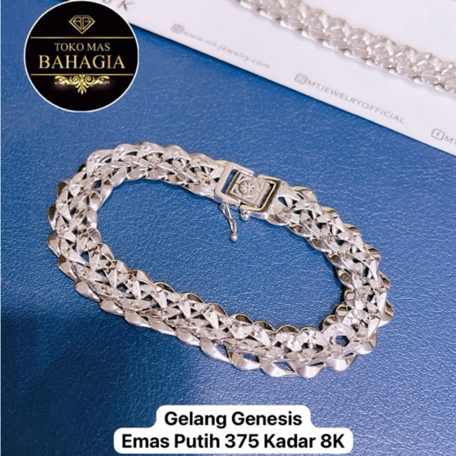 Gelang Genesis Putih 375 8K