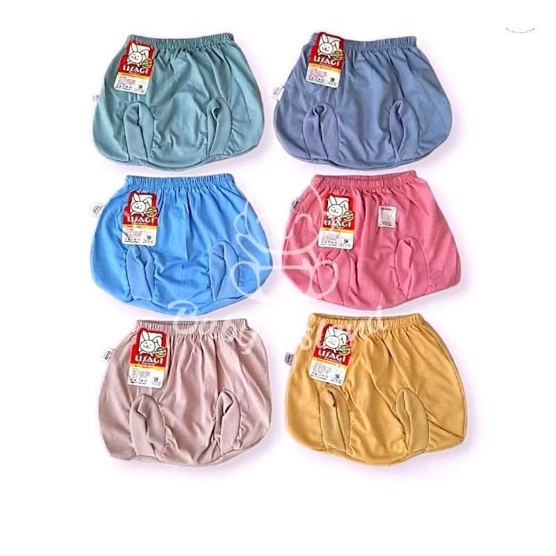 USAGI "6 PCS" CELANA POP/KOTAK BAYI NEWBORN POLOS USAGI CELANA MURAH