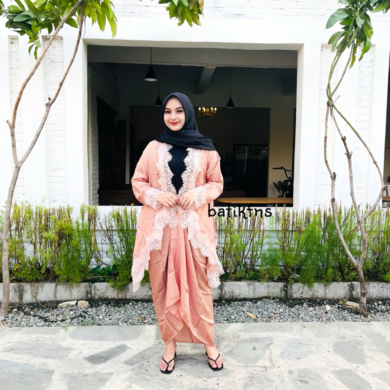 BatikFns- Set Outer + Lilit Nameera /Outer / Outer Set /Kaftan /Outer Lebaran