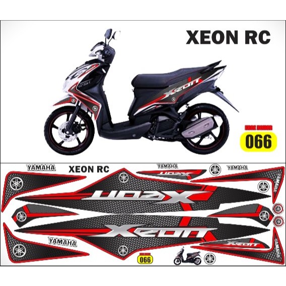 stiker yamaha xeon rc 125 striping xeonrc 125 variasi xeon rc
