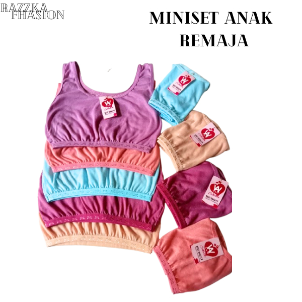 Miniset remaja 2 lusin | miniset remaja polos | miniset katun | miniset anak sd smp