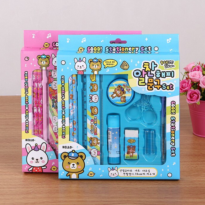 

Sedang Trend Pensil Set Anak Paket Alat Tulis Sekolah 9 in 1 Cocok Untuk Kado