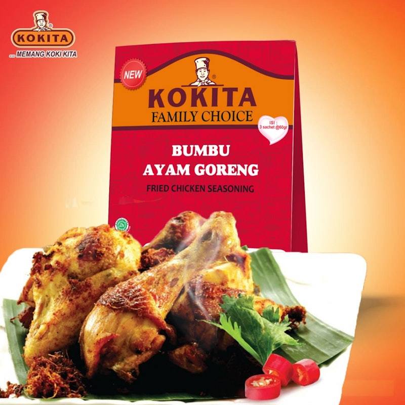 

Cooking Spice / Bumbu Masak Instant Kokita Family Choice 180 Gram Rasa Rendang Padang, Opor Ayam, Sop Buntut, Kari, Soto Ayam, Nasi Goreng, Ayam Goreng