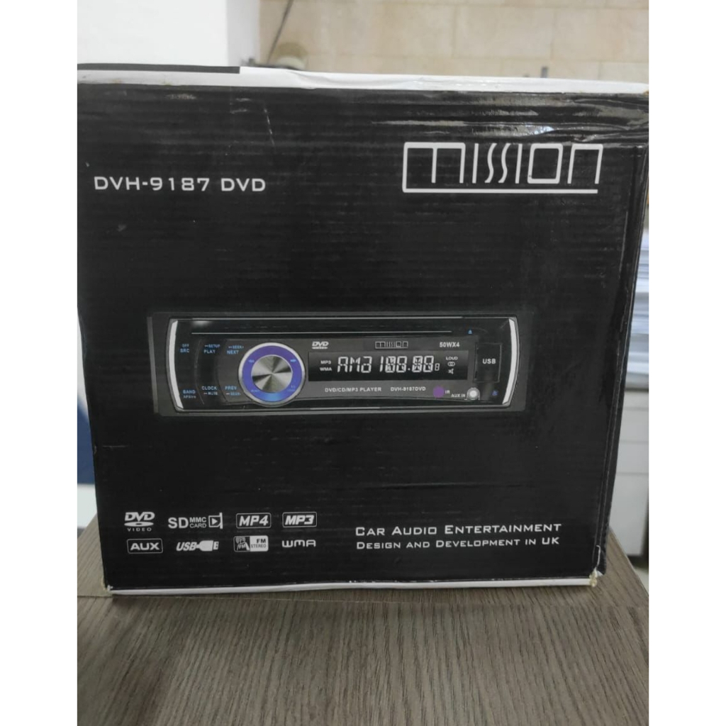 Single Din DVD USB merk Mission DVH 9187