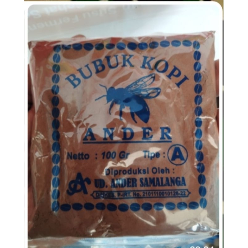 

BUBUK KOPI HALUS ACEH CAP ANDER 200 gram