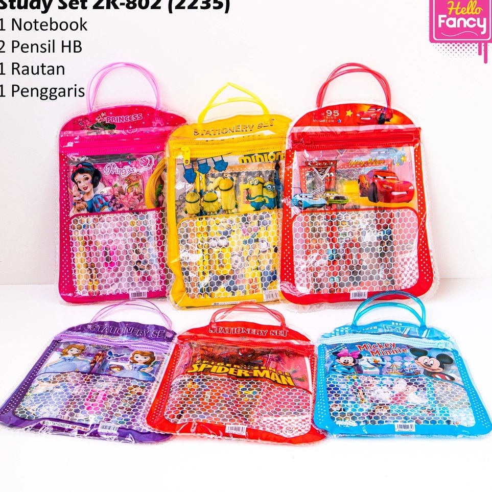 

Pasti Sampai Paket Alat Tulis Study Set Karakter Perlengkapan Sekolah ZK82