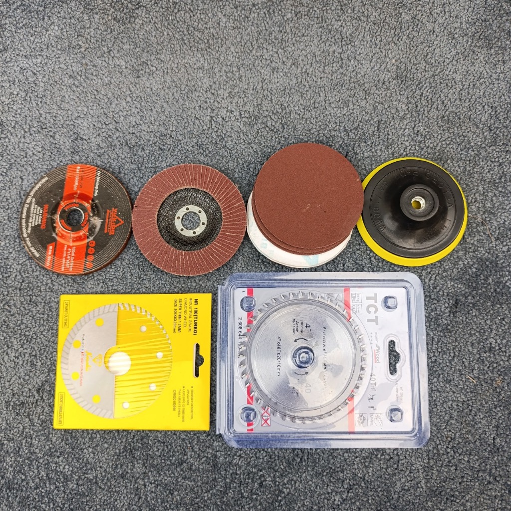 LENGKAP WD Mata Gerinda Potong Kayu - Keramik - Besi - Amplas - Poles - Asah - Amplas 10PCS