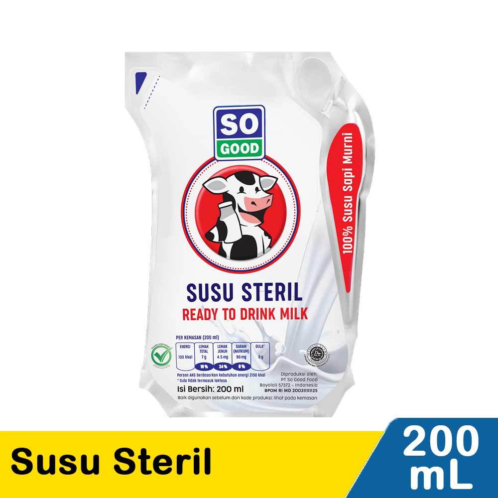 

Promo So Good Susu Steril 200mL
