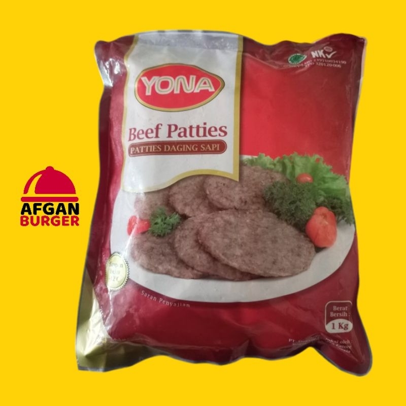 

YONA BEEF PATTIES 1KG [ISI 20]