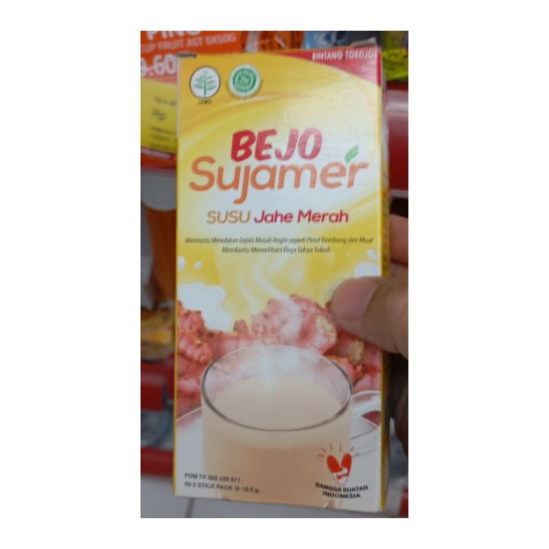 

BEJO SUJAMER (SUSU JAHE MERAH) ISI 5 SACHET