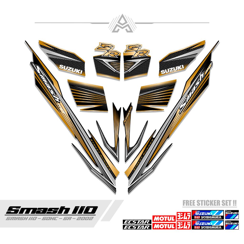 STRIPING SMASH 110 R / MTF 8 / STICKER SMASH 2002 / SETIKER SR / STIKER / STREPING / STIPING / SETRI