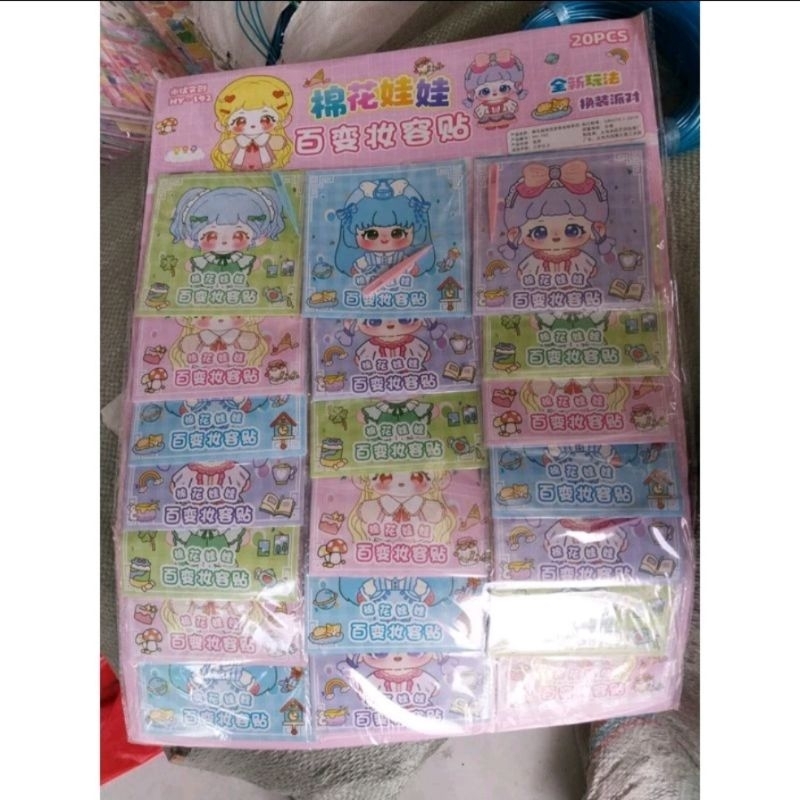 

Stiker tempel wajah kartun stiker muka