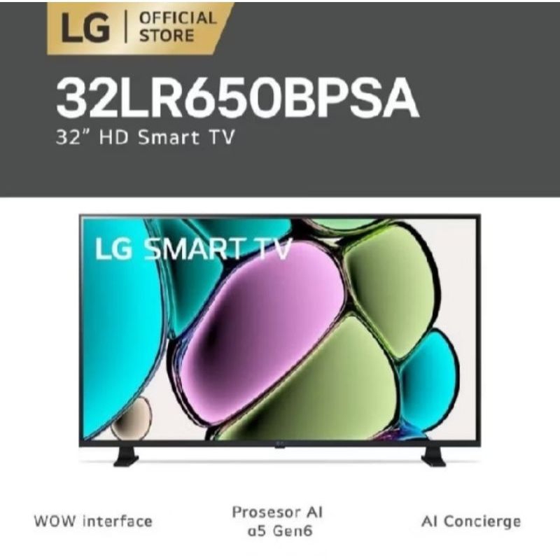 LG 32LR650BPSA LED SMART TV LR65 32 INCH HD - GARANSI RESMI