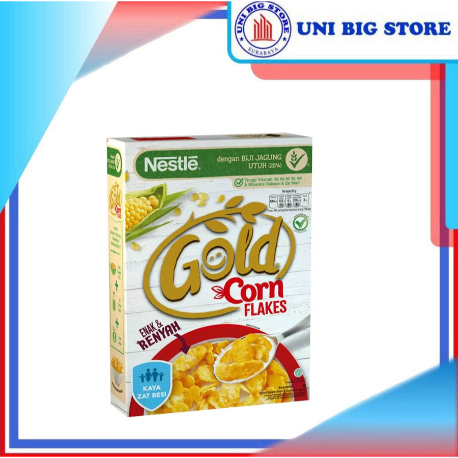 

Nestle Gold Corn Flakes Cereal 150 gr Sereal Keping Jagung Panggang