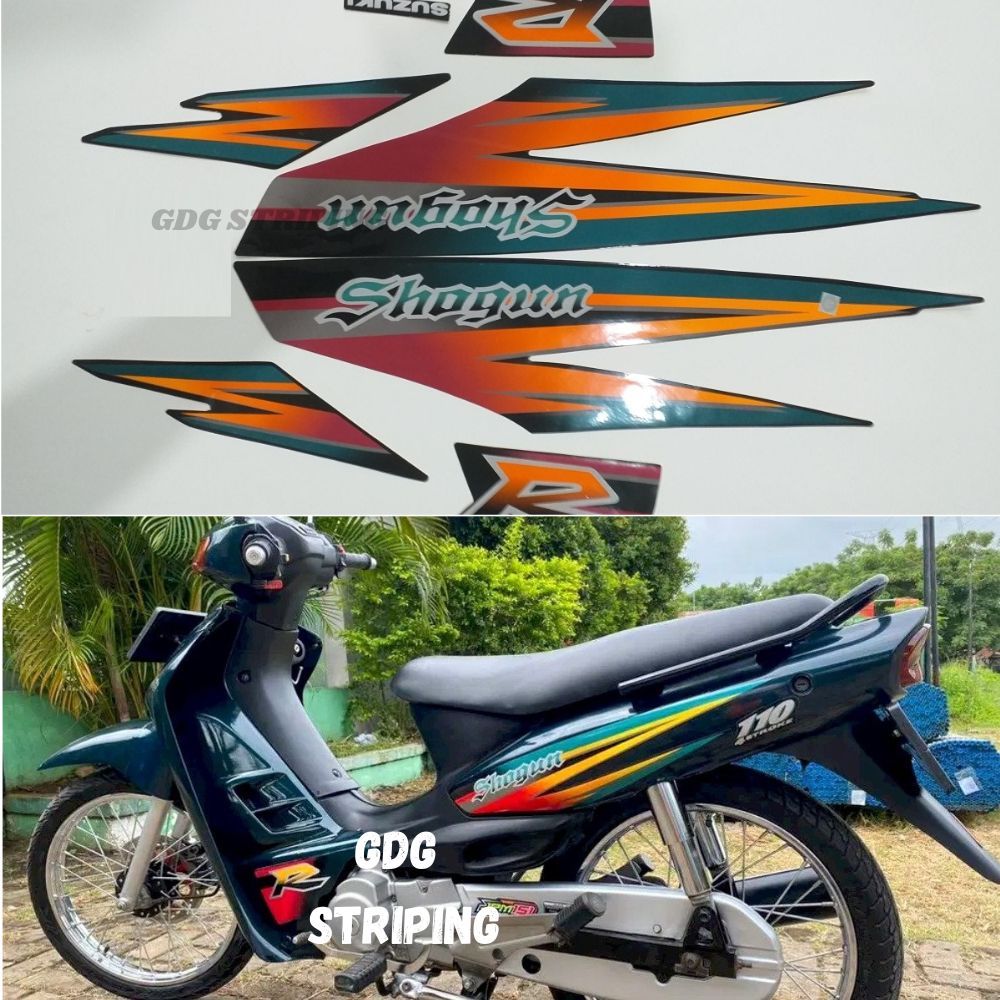 Striping Stiker Shogun R 110 Kebo Murah
