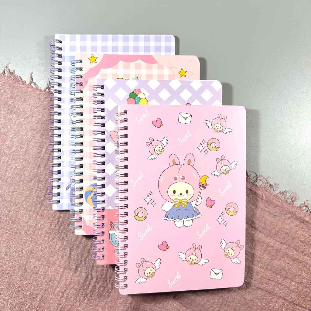 

(PCS) NOTEBOOK SPIRAL WB-95515 A5 / NOTEBOOK MOTIF FANTASY LAND