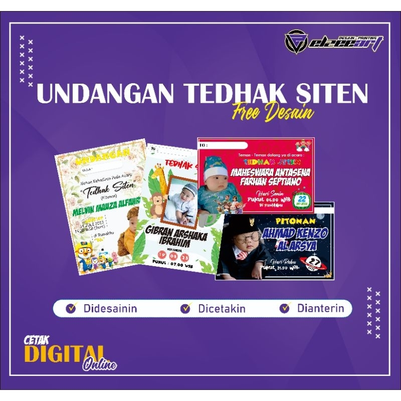 UNDANGAN TEDHAK SITEN/PITONAN