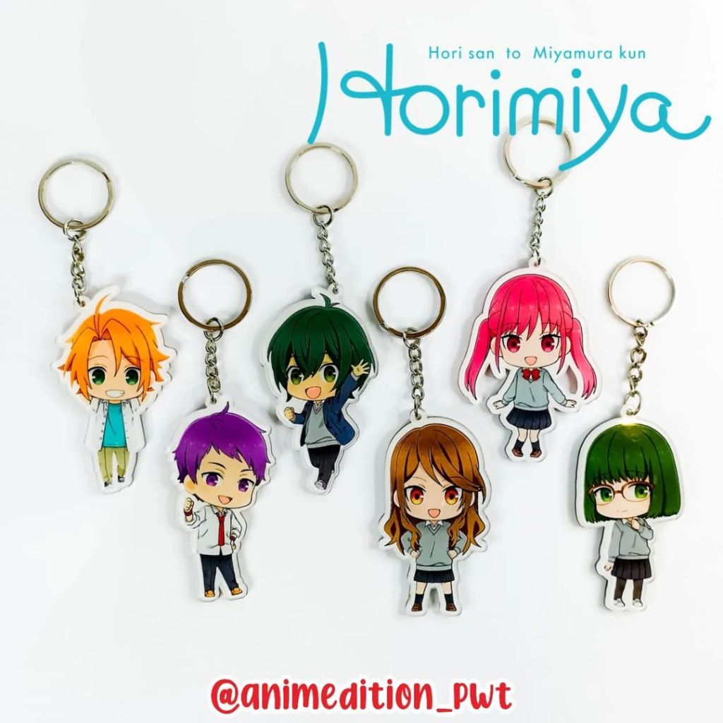 Gantungan Kunci Keychain Keyring Akrilik Anime Horimiya Hori San To Miyamura Kun Izumi Miyamura Kyou