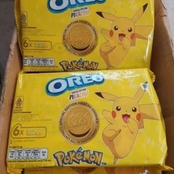 

OREO POKEMON PIKACHU COKLAT PISANG LIMITED EDITION 165,5 GRAM EXP DES 2024