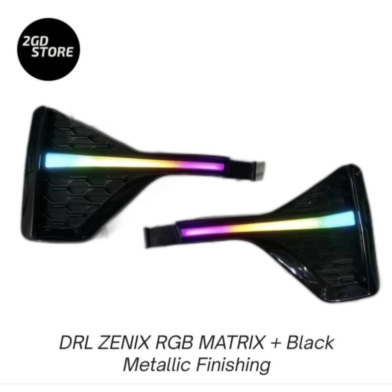 DRL ZENIX RGB MATRIX + Black Metallic Finishing