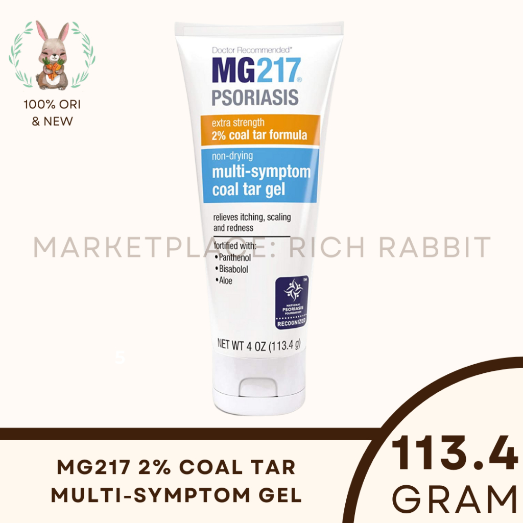 MG217 2% Coal Tar Psoriasis Gel Non Drying Multi Symptom MG 217