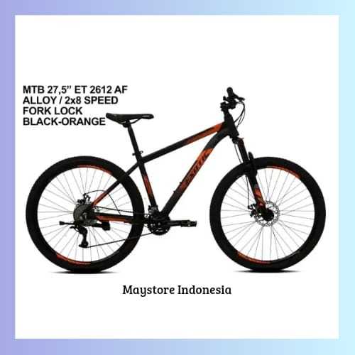 SEPEDA GUNUNG MTB EXOTIC ET 2612 AF BY PACIFIC UKURAN 27.5 INCH ALLOY 2X8 SPEED,SEPEDA READY SIAP KI