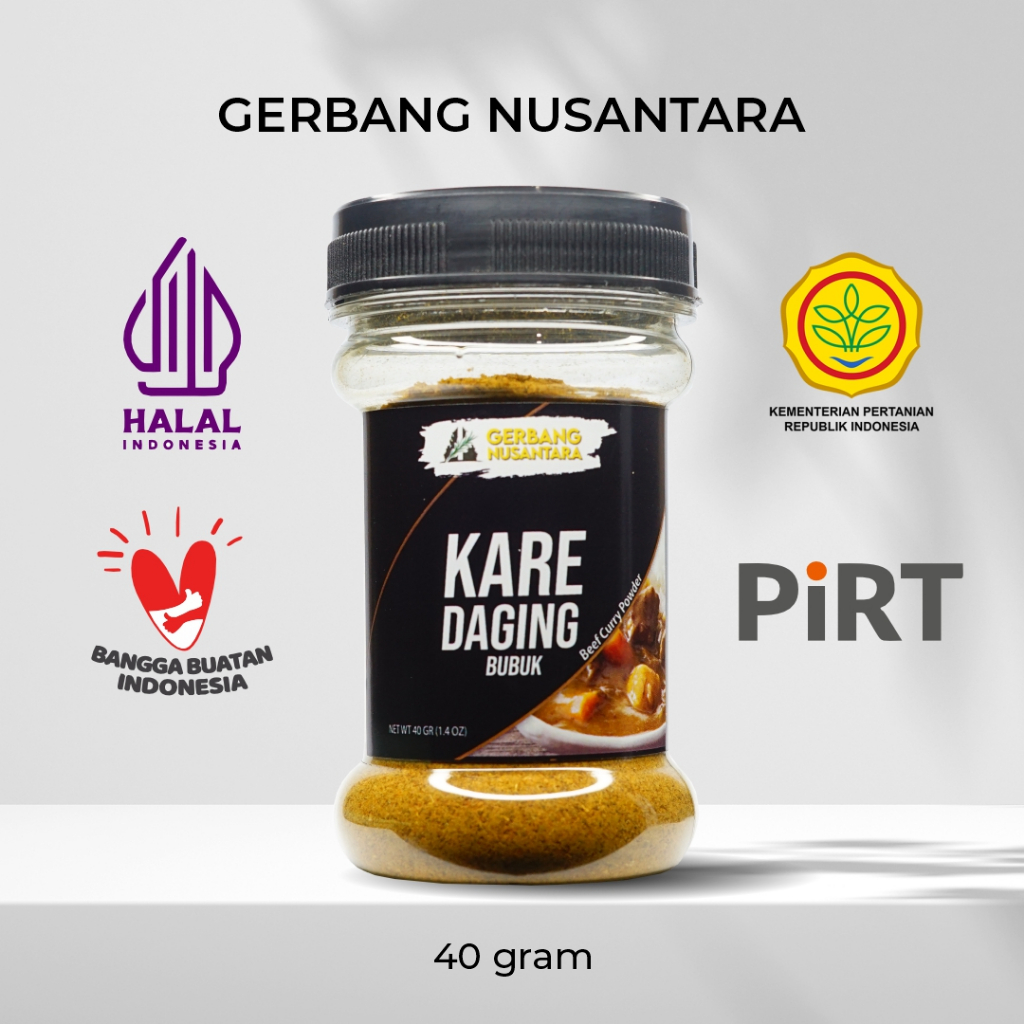 

Gerbang Nusantara - Kare Daging Jepang Bubuk Bumbu Masak Dapur Rempah 40gr