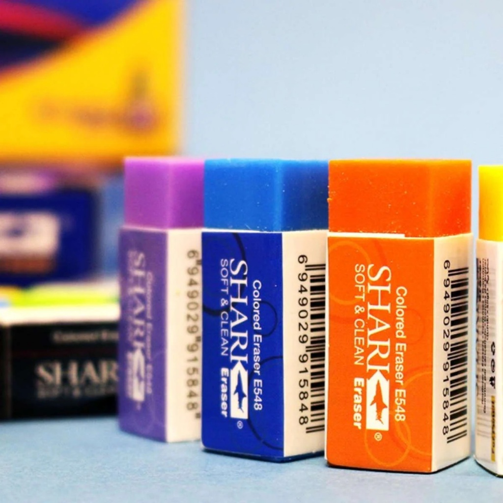 

Karet Penghapus SHARK Aneka Warna Color Pencil Eraser SH002