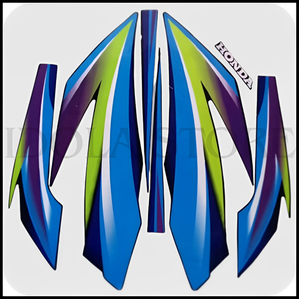 Striping Honda Gl Max 2004 Biru Hijau List Body Standar Terbaik