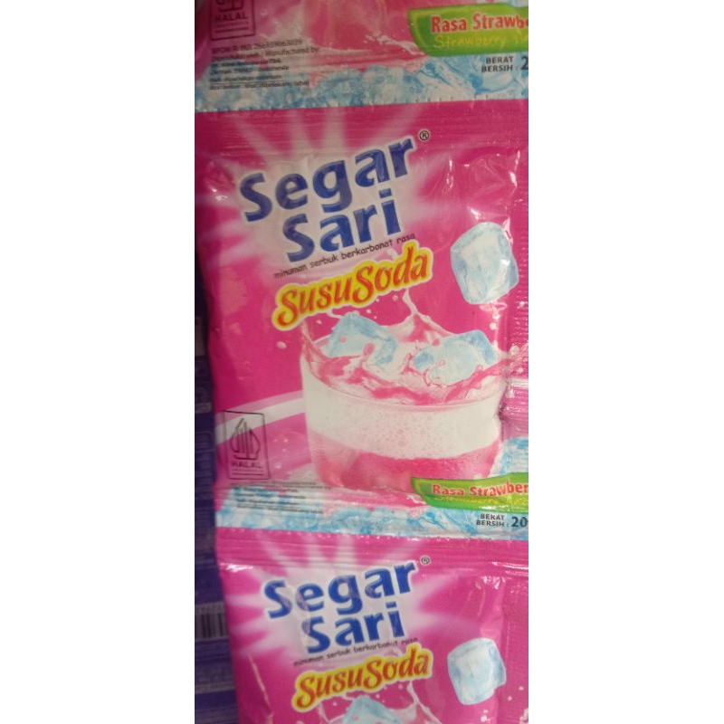 

Segar Sari Susu Soda Rasa Strawberry