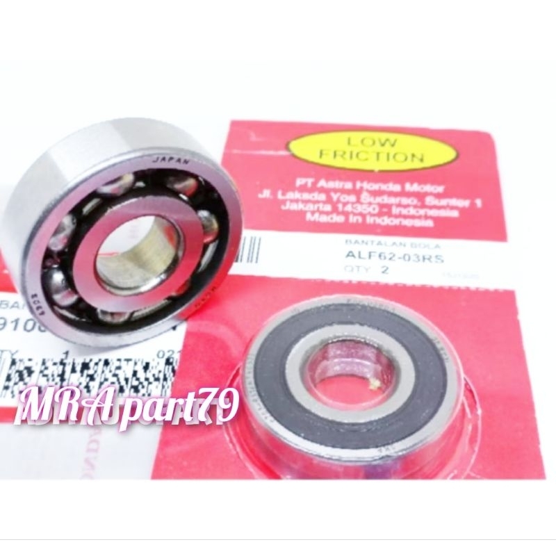 Bearing roda belakang 6303+6203 Honda CRF150L Original