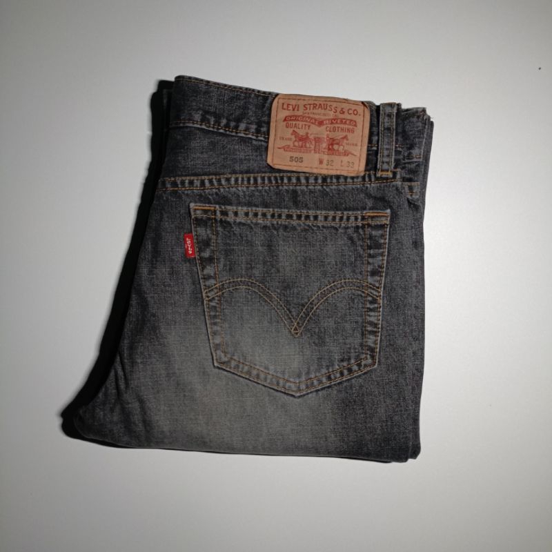 Levis 505 Grey Wash second