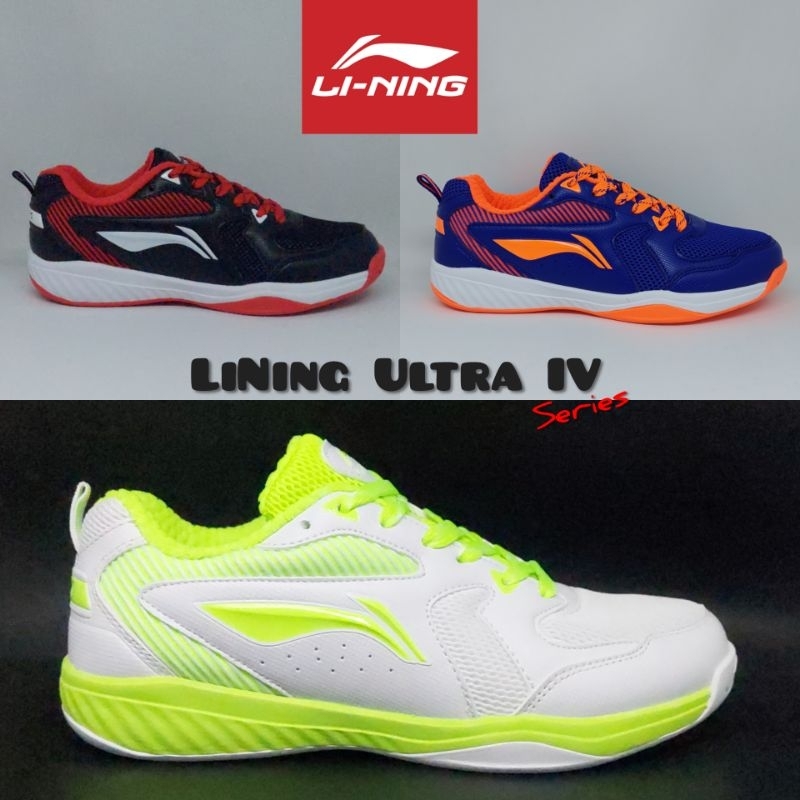 SALE Sepatu Badminton Tenis Meja LiNing ULTRA IV Series (Original)