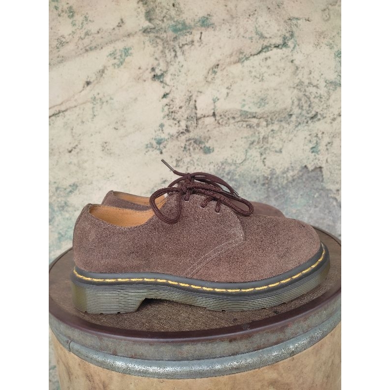 DR MARTENS 1461 BROWN SUEDE,SIZE 3UK/36