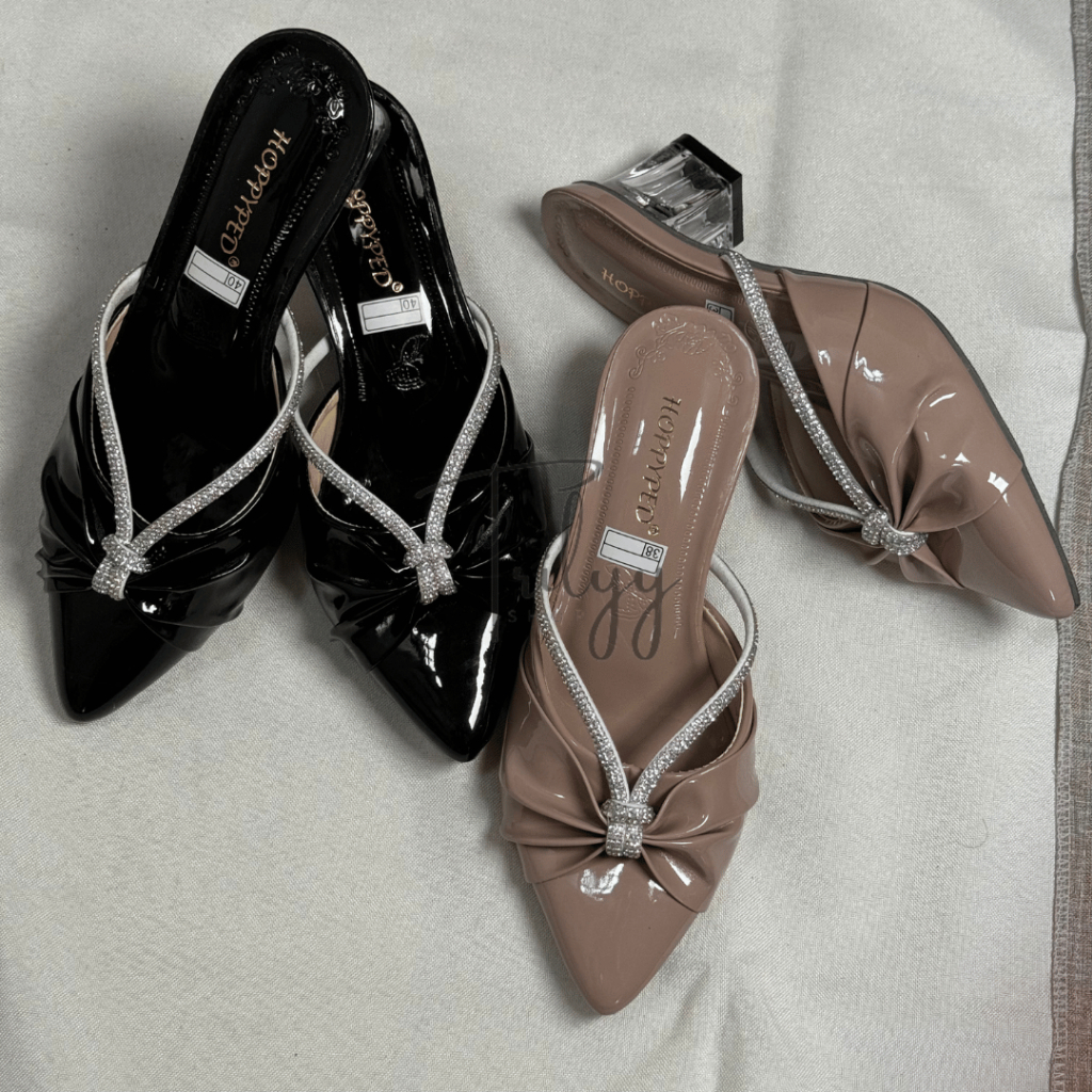 Trilyy - Heels Kaca Wanita 4,5cm Mary