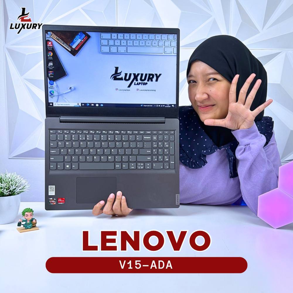 LAPTOP LENOVO IDEAPAD V15-ADA SLIM RYZEN 3 SSD RAM AMD RADEON 2GB SECOND