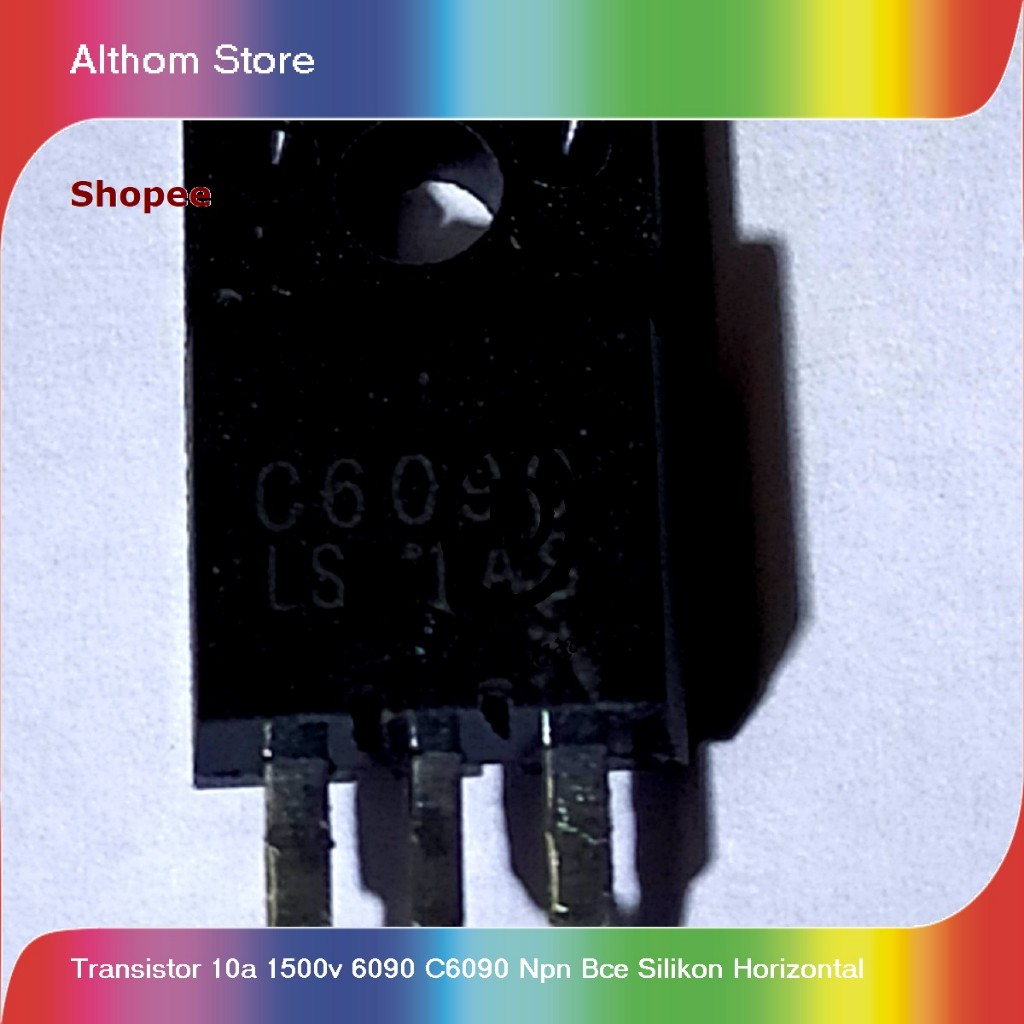 transistor 10a 1500v 6090 c6090 npn bce silikon horizontal