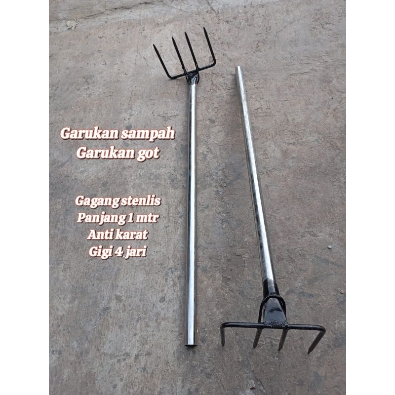 Garukan sampah/garukan got/alat kebersihan