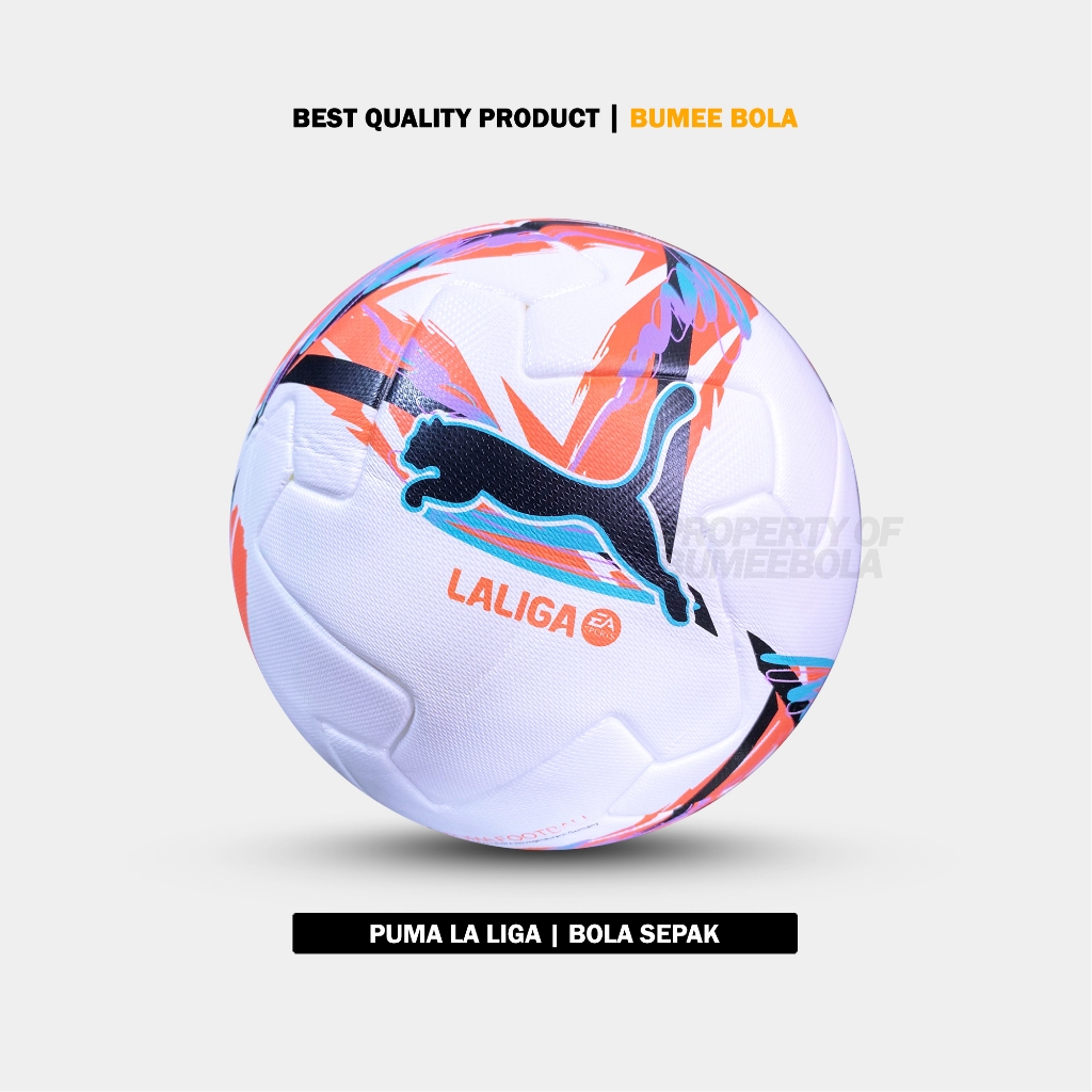 PUMA Bola Sepak ORBITA LA LIGA | Size 5 | Bola Sepak Original Import Press